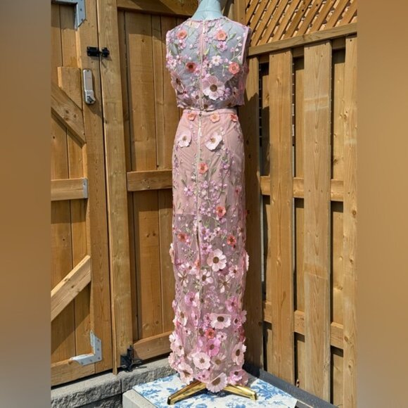 🆕 BRONX & BANCO 🧿 NWOT Jasmine Pastel Pink Multi Two Piece Set, Sz L / US 8 - Picture 8 of 16
